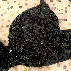 Festival Bra EZF, EDC, Ultra, Electric Forest beaded crystal raver